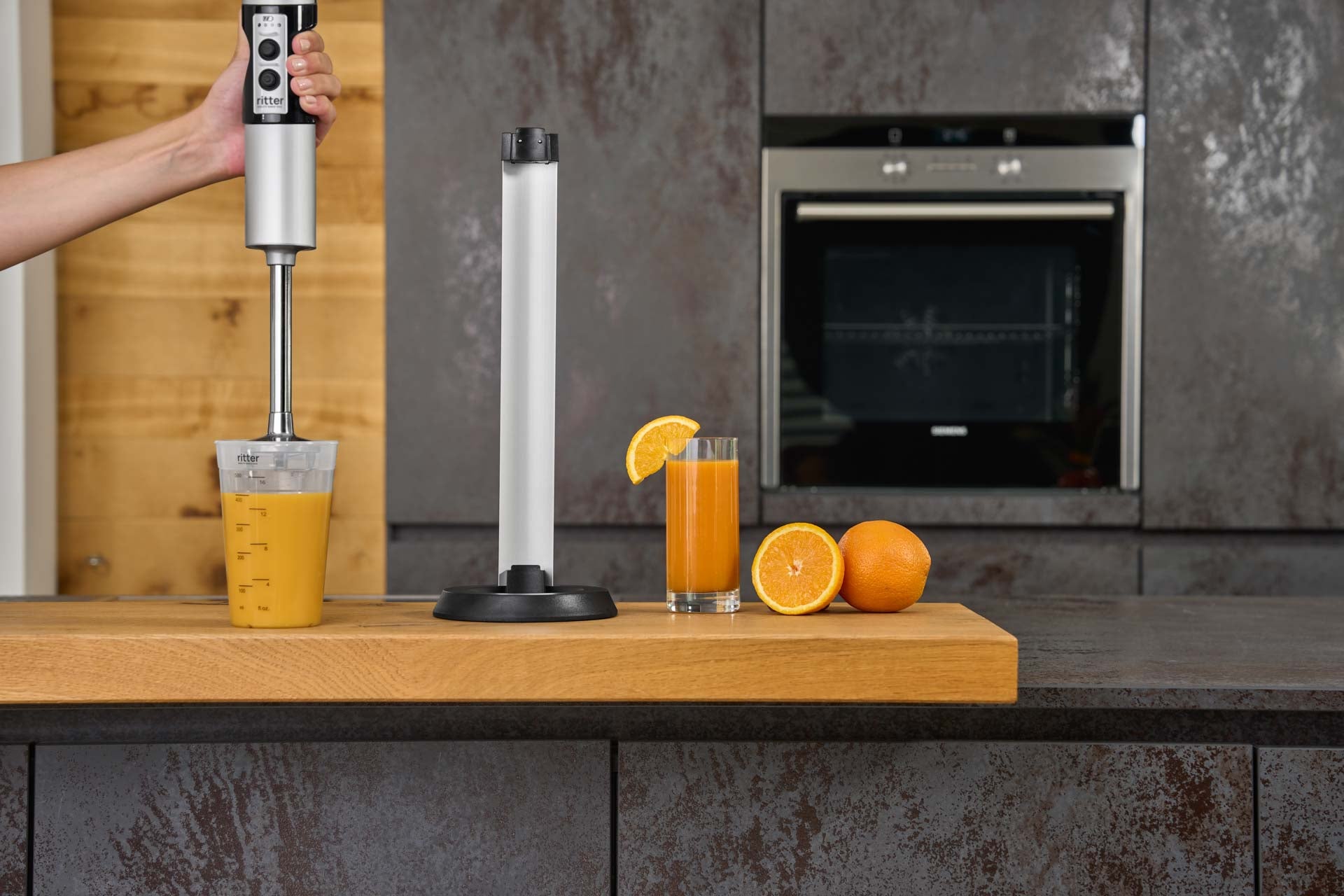 ritter Ev Aletleri  stilo 7 Kablosuz El Blenderi  , Şarj İstasyonlu 120 Watt